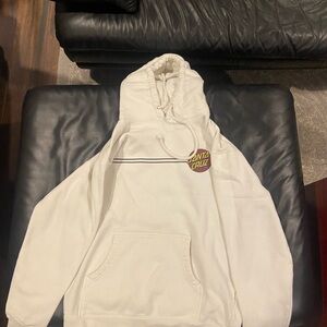 Santa Cruz White Hoodie
